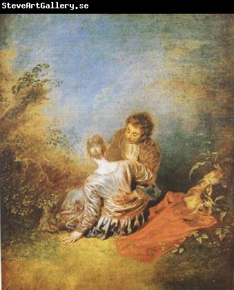 Jean-Antoine Watteau The Indiscretion (mk08)